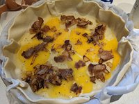 Illustration de la recette de Bacon and egg pie