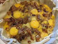 Illustration de la recette de Bacon and egg pie
