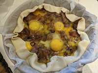 Illustration de la recette de Bacon and egg pie