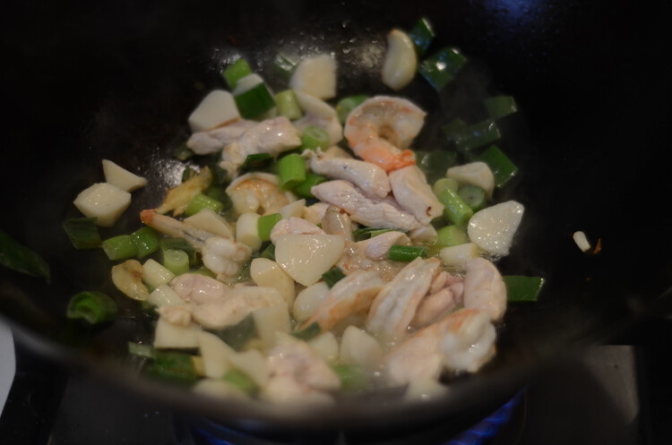 Bihun goreng - Vermicelles de riz sautées à l'indonésienne