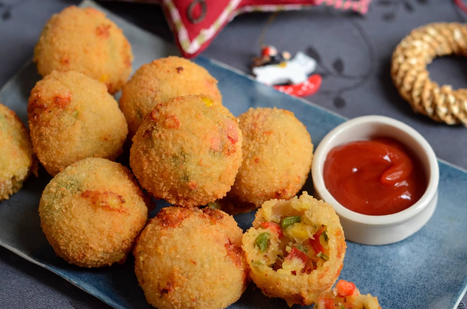 Corn cheese balls