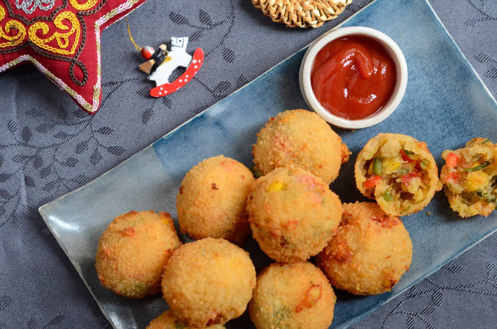 Corn cheese balls