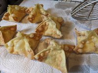 Illustration de la recette de Crab rangoon