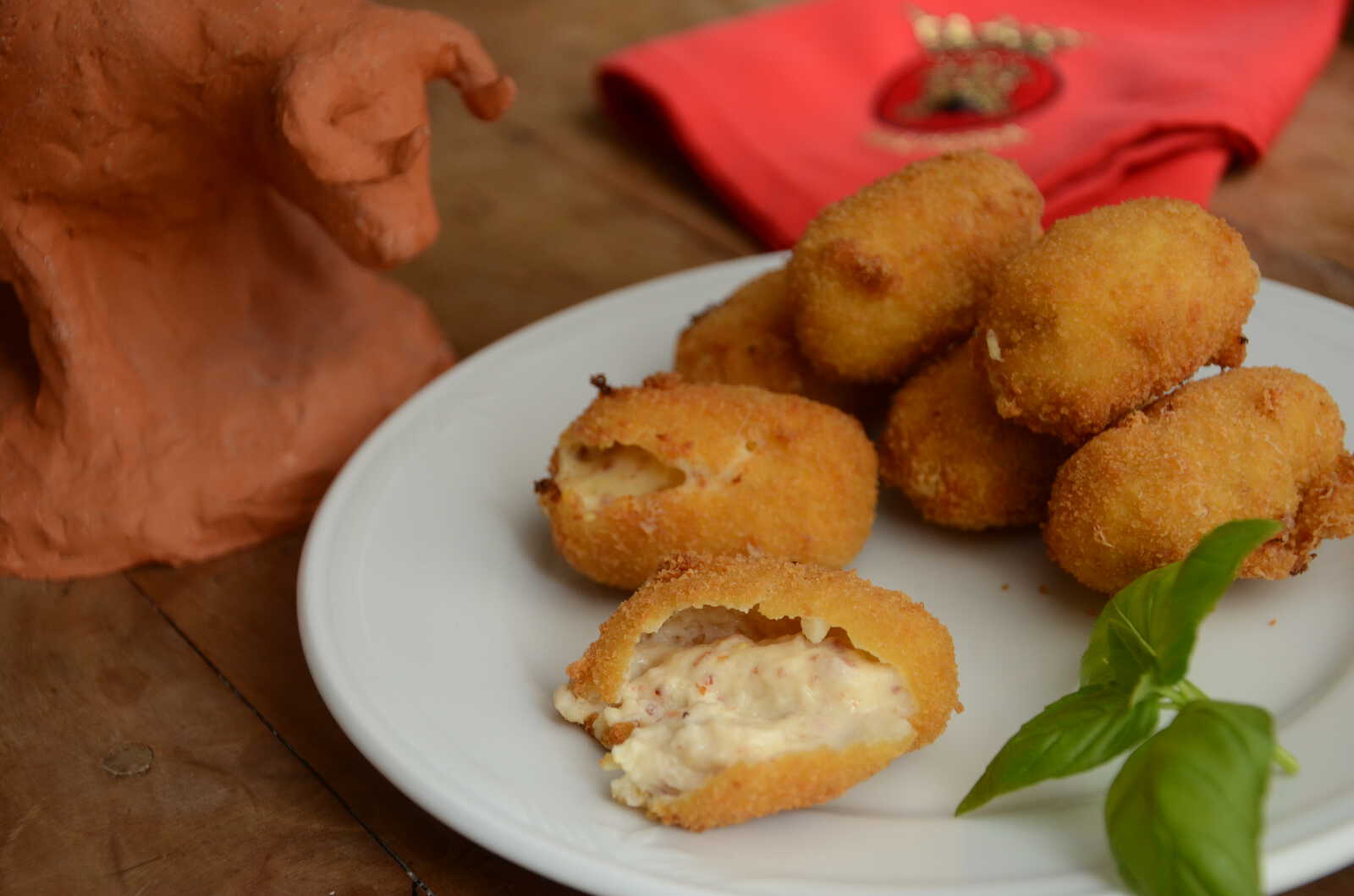 Croquetas de pollo y jamón