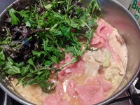 Illustration de la recette de Goma tōnyū nabe