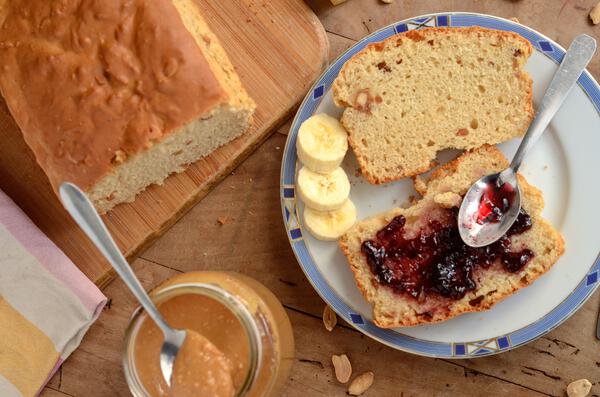 Peanut butter bread