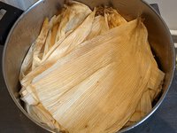 Illustration de la recette de Tamales rojos de pollo