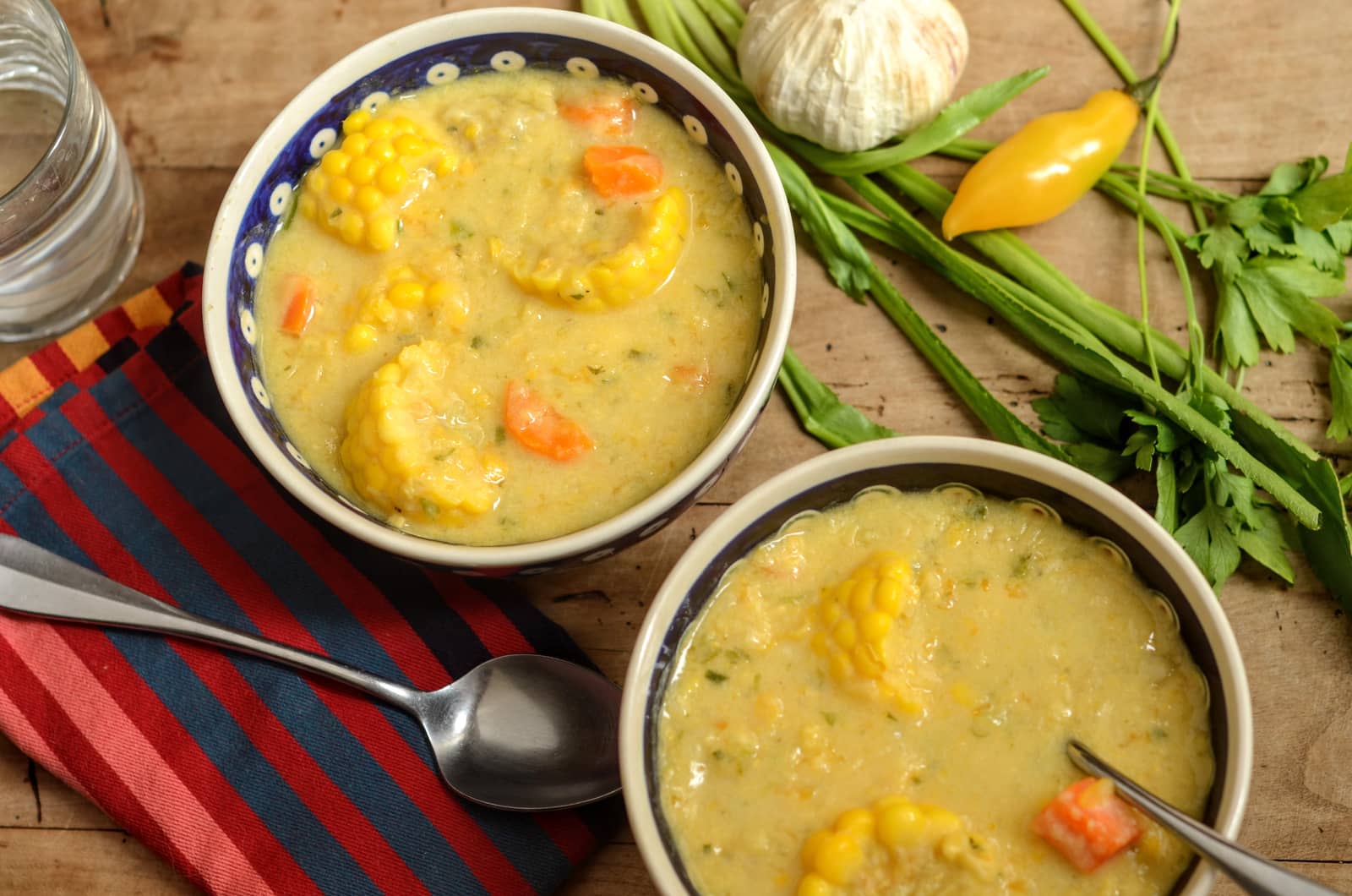 Trini corn soup