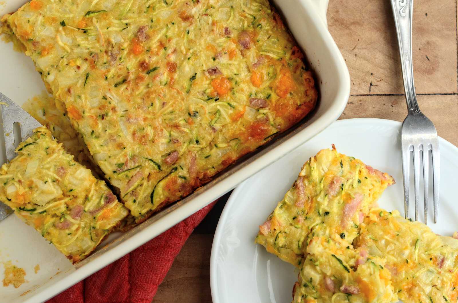 Zucchini slice